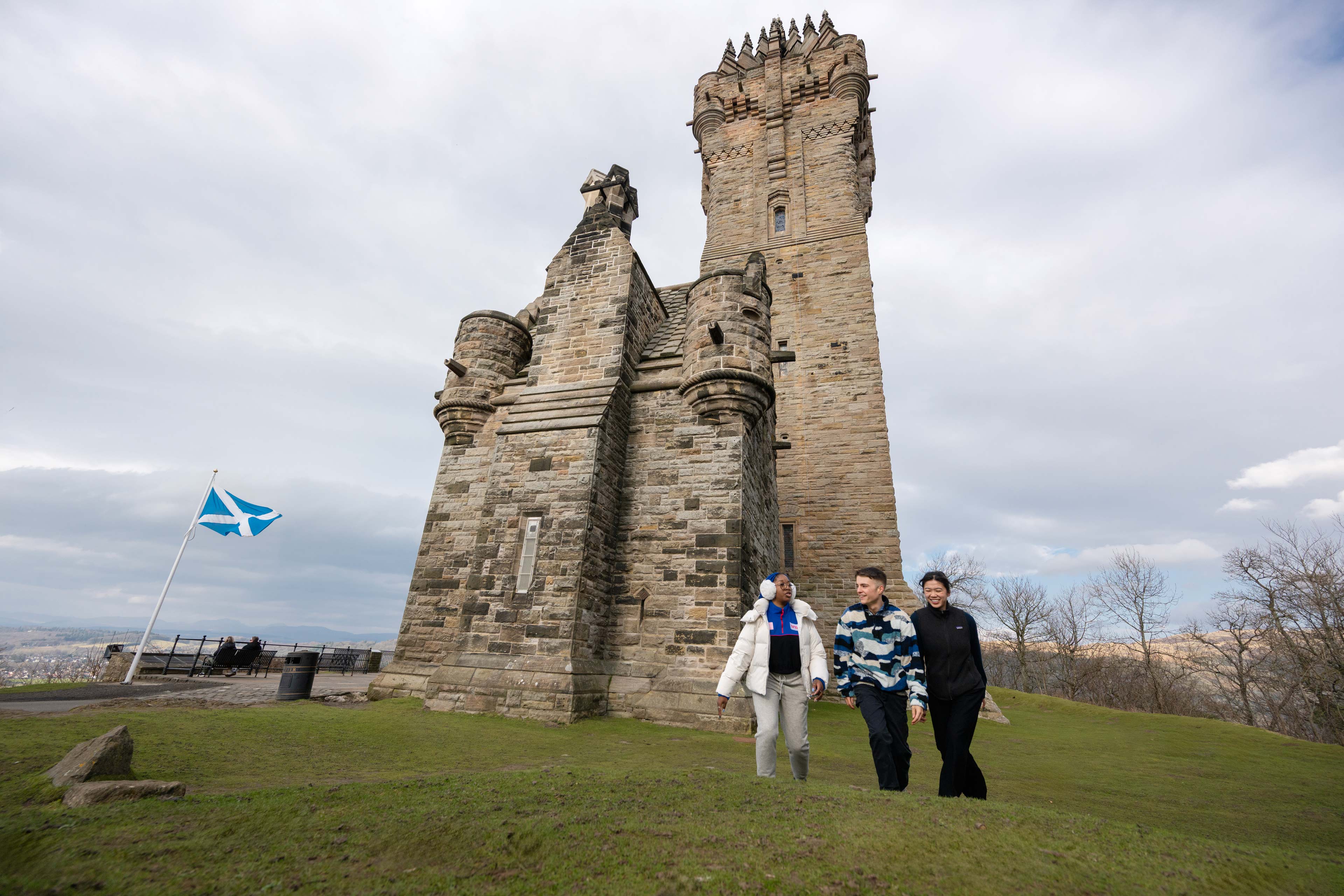 Group Outside William Wallace Monument