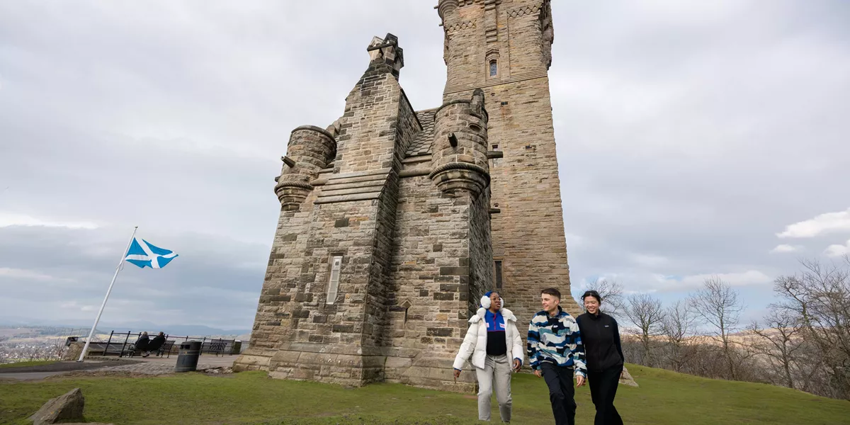 Group Outside William Wallace Monument