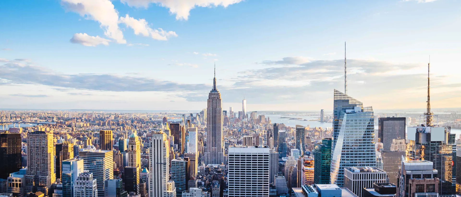 New York City Skyline Midtown And Empire State Building New York City Skyline Midtown And Empire State Building