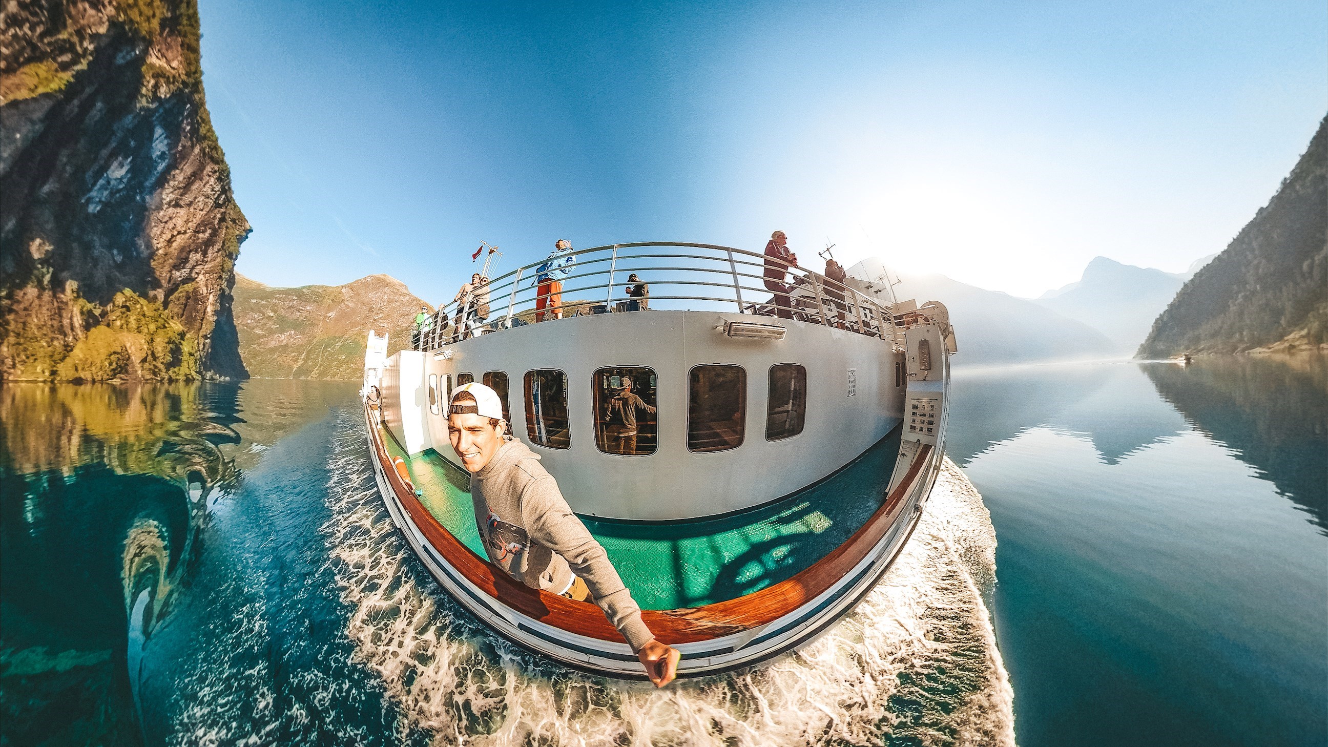 Cruise the stunning Geiranger Fjord