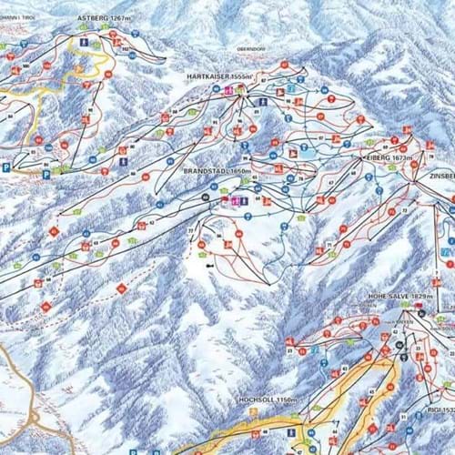 Ski Austria piste map