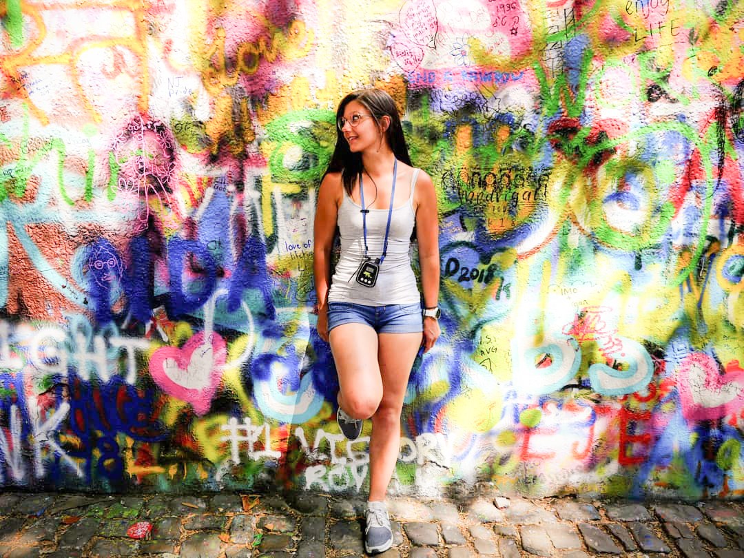 The John Lennon wall in Prague, Czech Republic