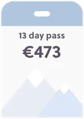 Ski pass 13 days