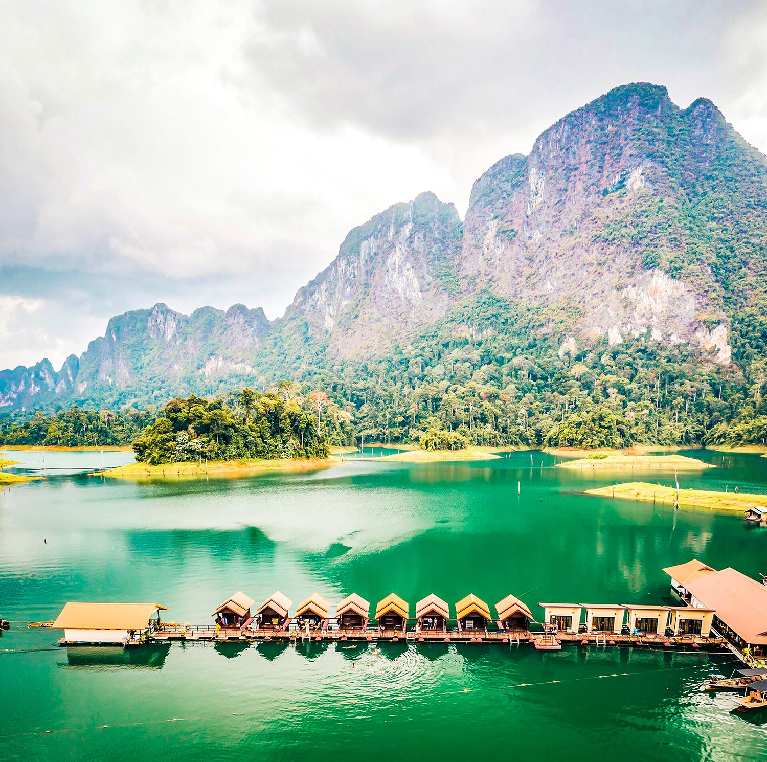 Stay in a Jungle Raft