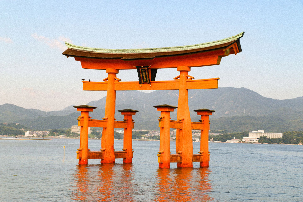 Gate Architecture Landmark Japan On Water