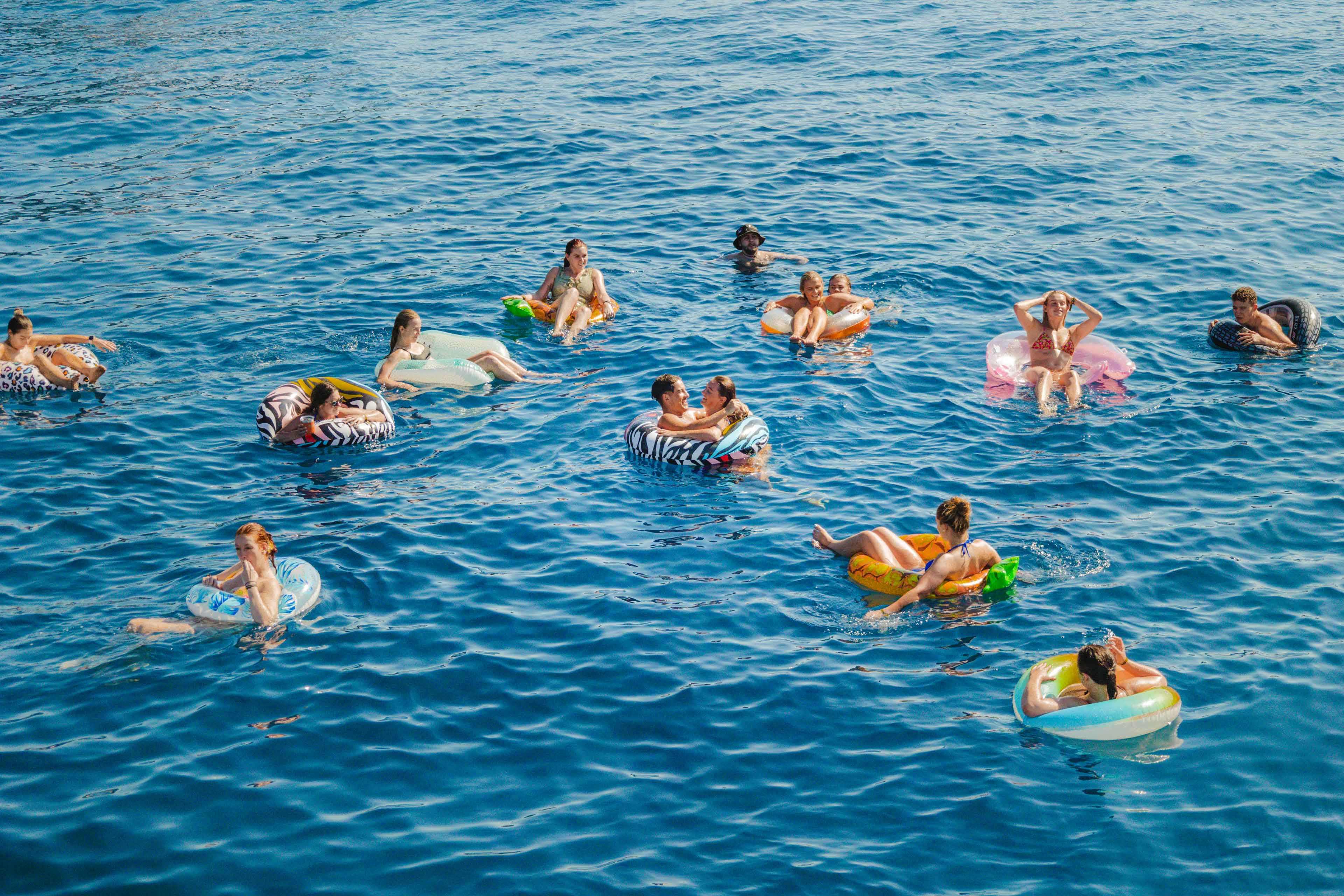Chilling On Rubber Rings Hvar Croatia