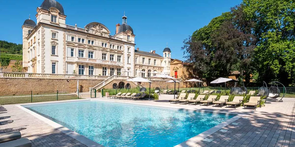 Chateau View Of Pool France