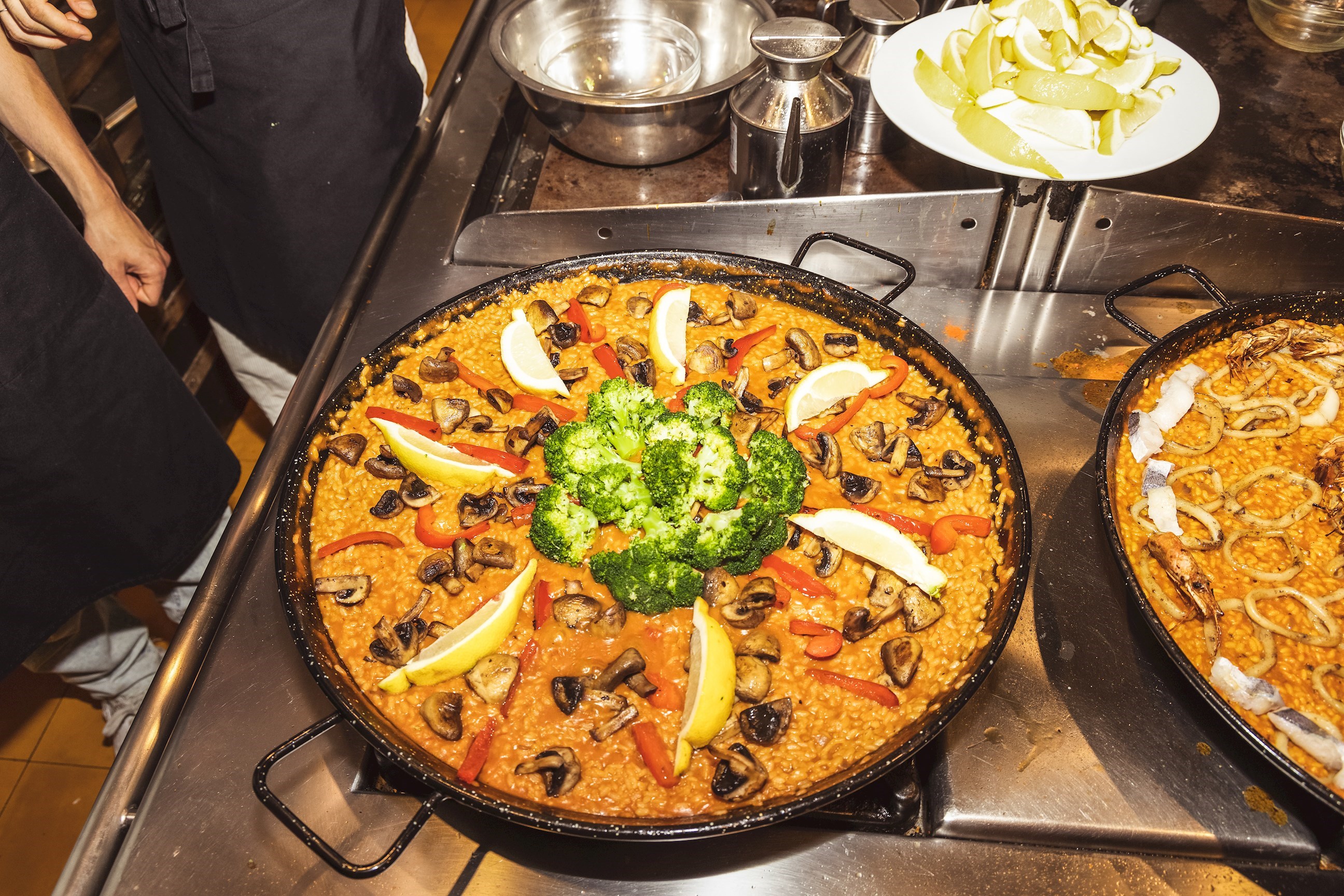 Make Travel Matter Travellers enjoying the Catalan cooking experience in Barcelona, Spain