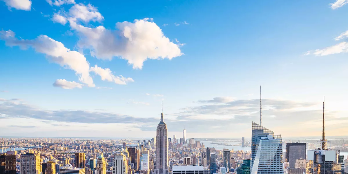 New York City Skyline Midtown And Empire State Building