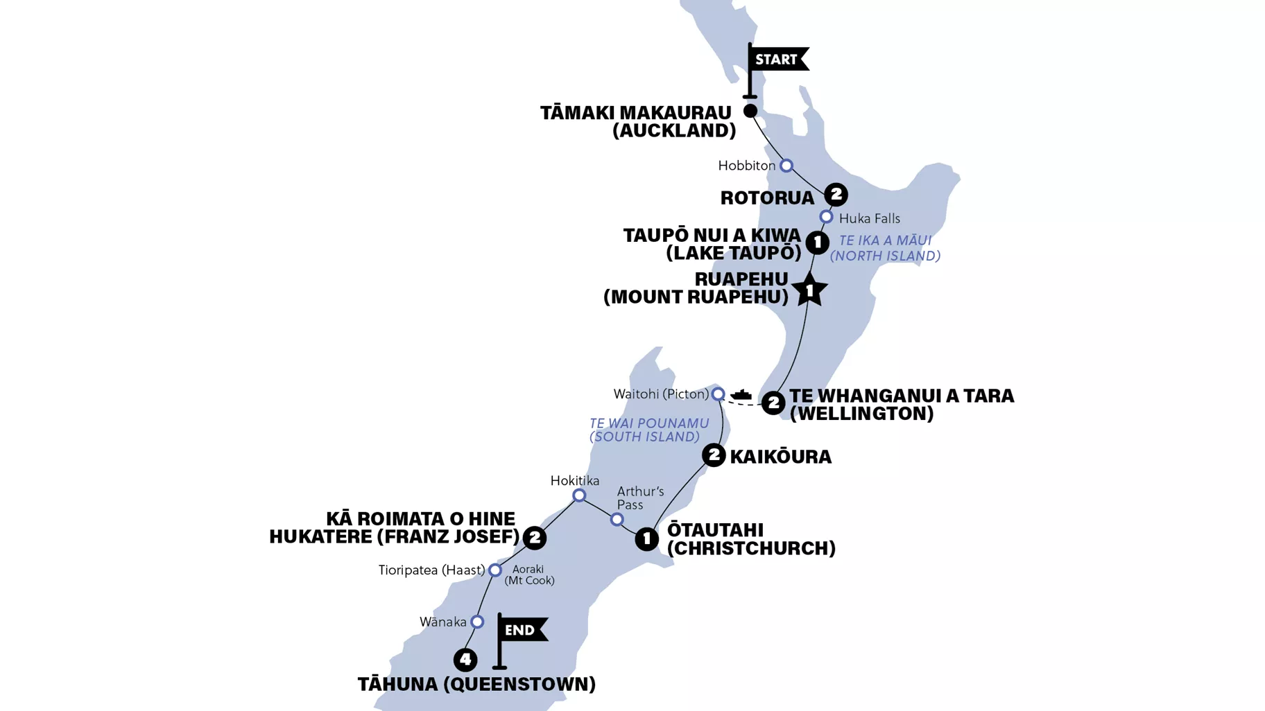 New Zealand Panorama Tour Contiki ZA - Main Image
