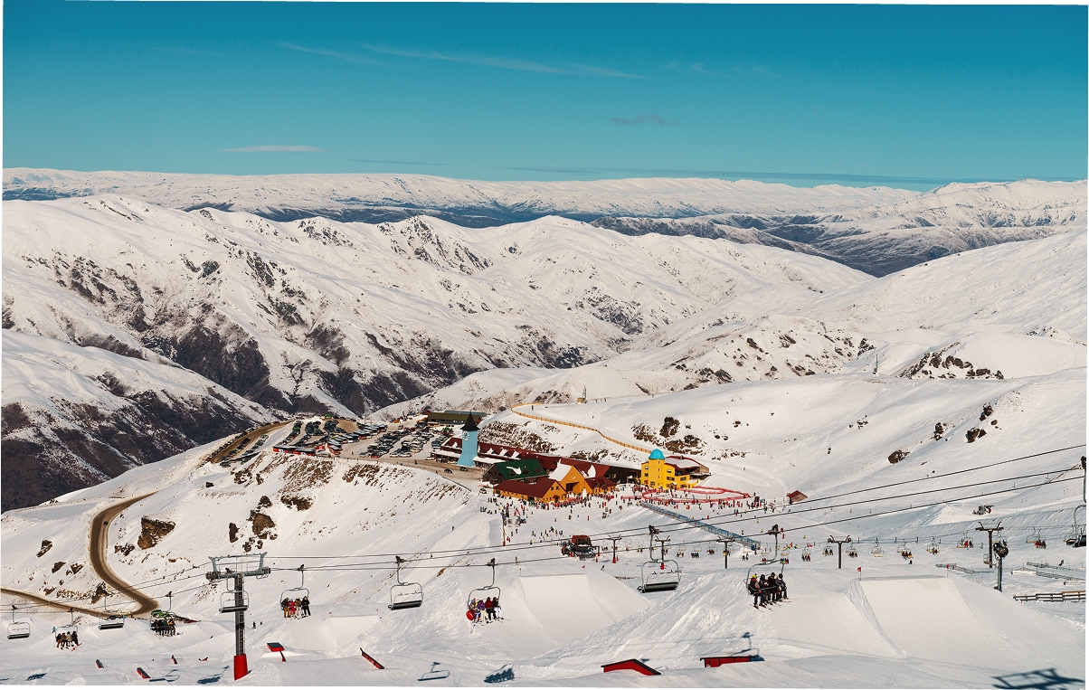 Resort Cardrona Aerial View Cardrona Alpine Resort Queenstown