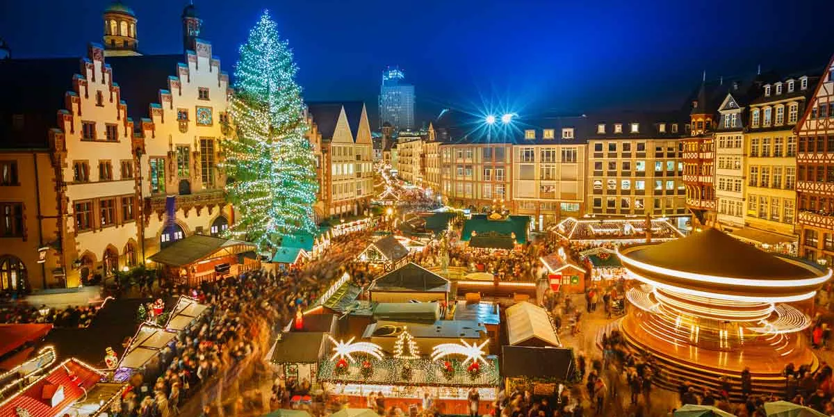 Christmas Market In Frankfurt