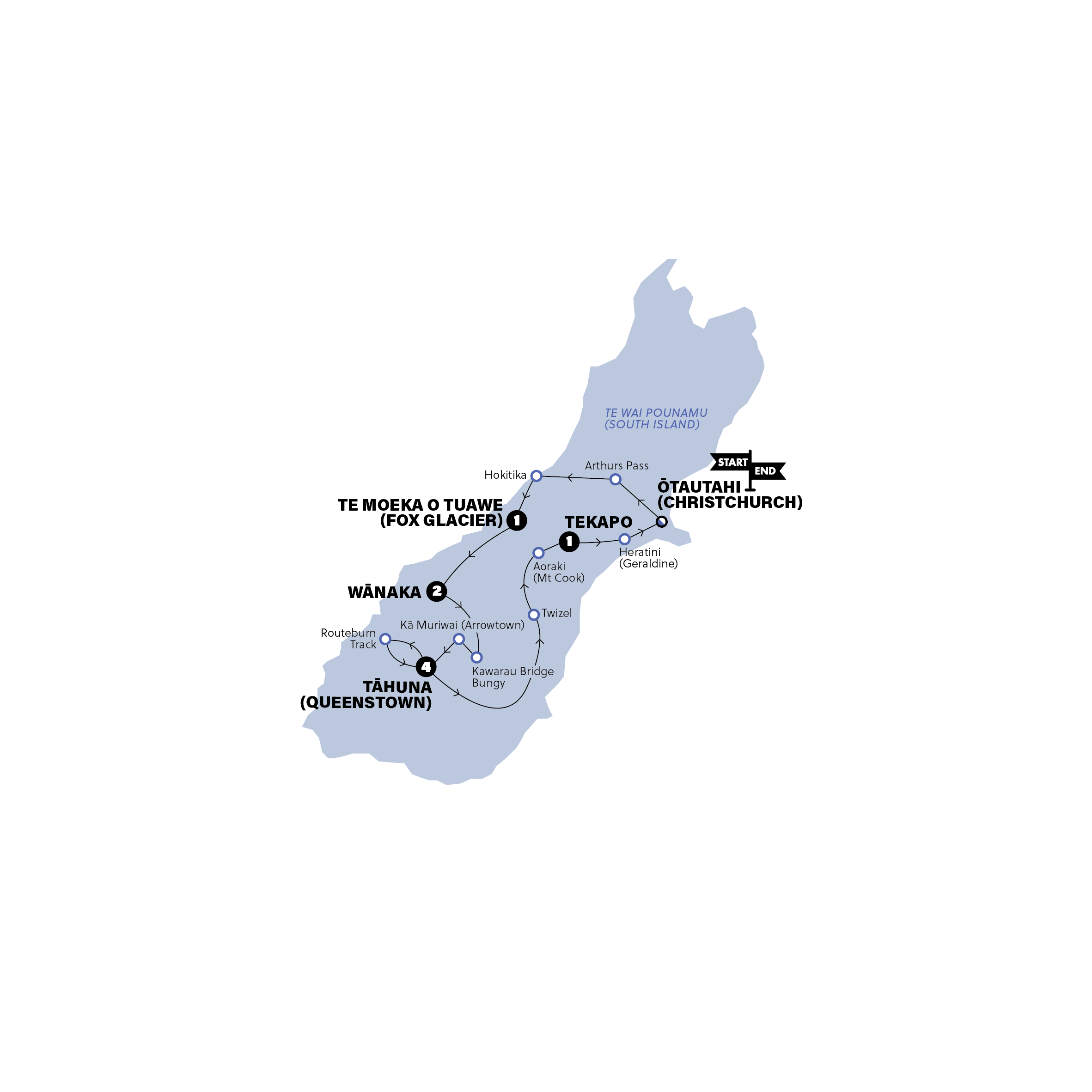 Active New Zealand Reunion Tour for 35 to 45 Contiki EU