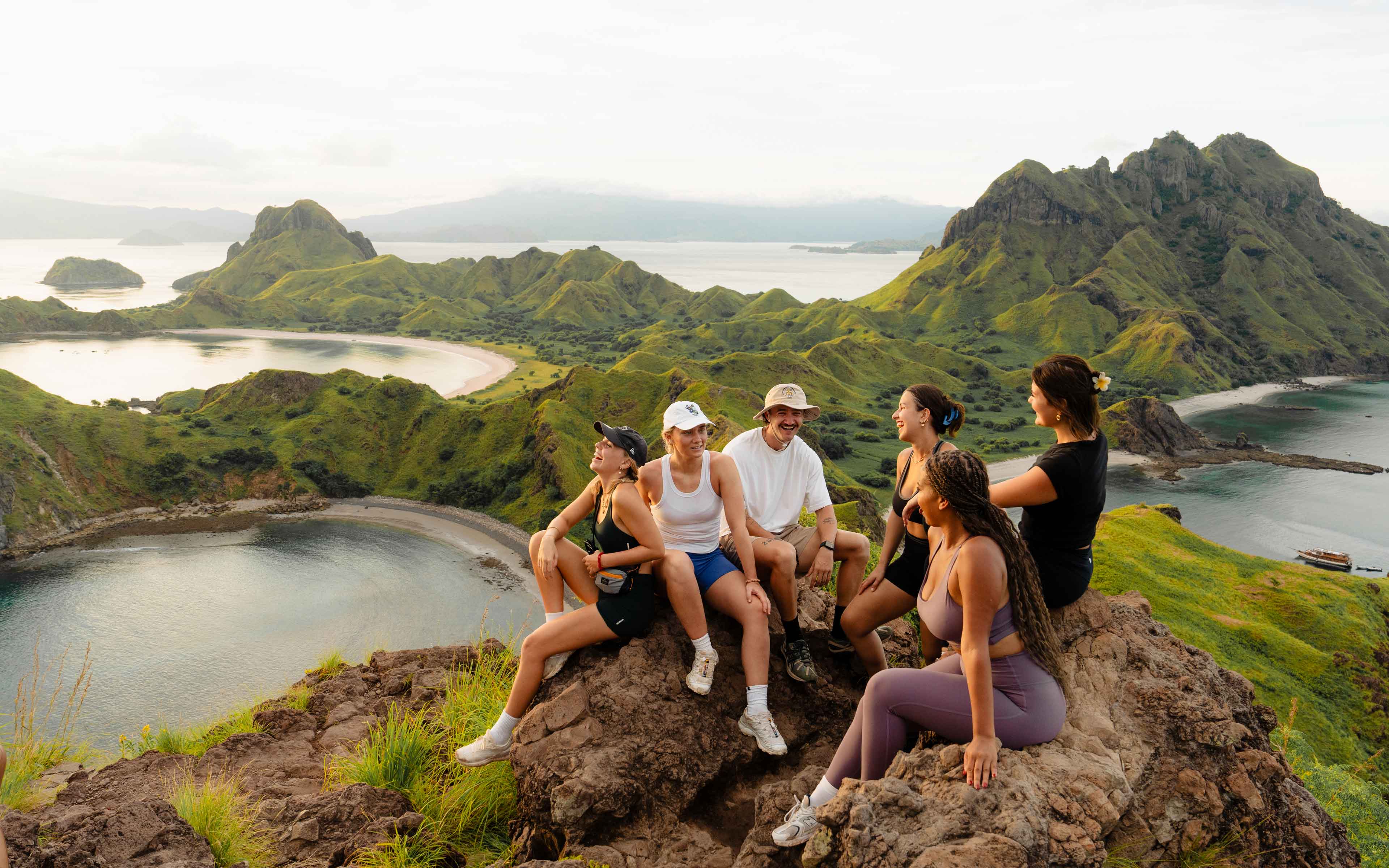 Views Over Padar Island Indonesia