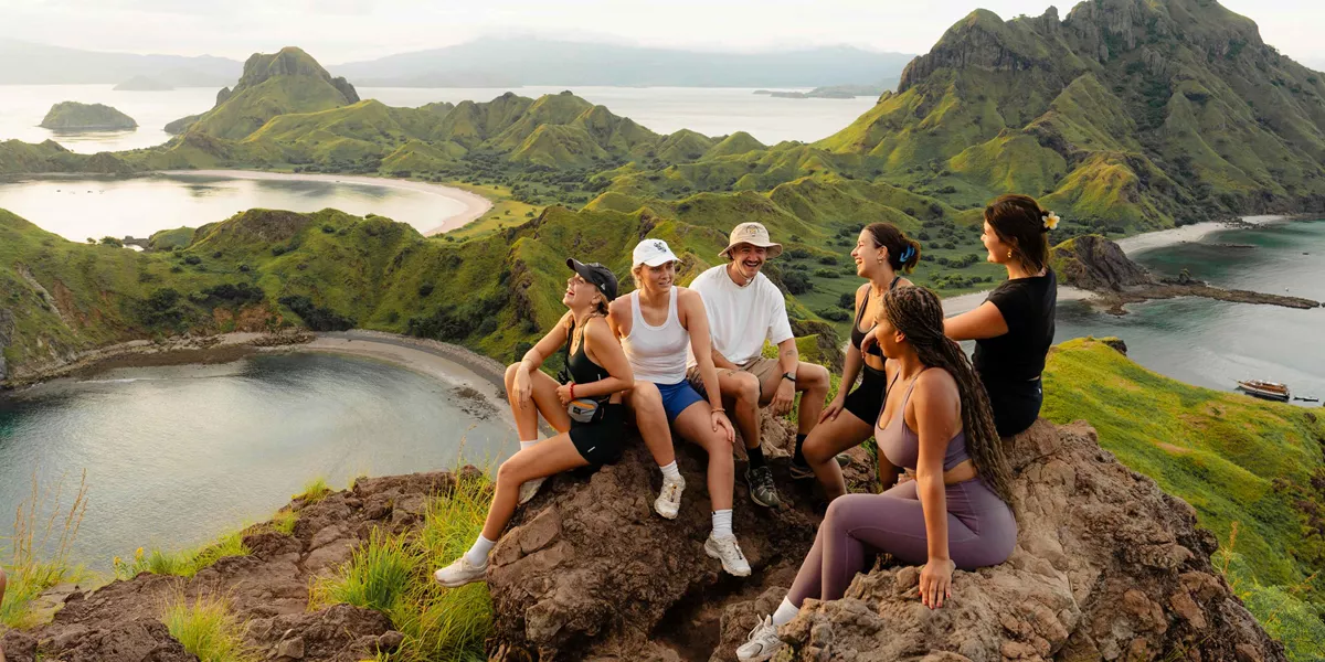 Views Over Padar Island Indonesia