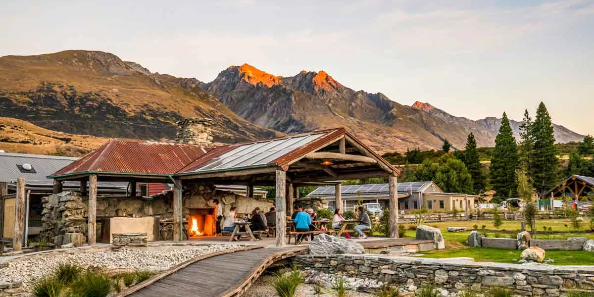 Image Of Horse Ranch In Walter Peak Queenstown New Zealand