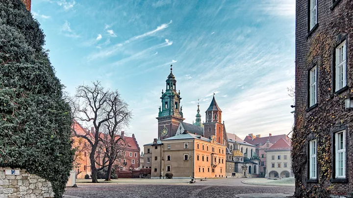 The Royal Archcathedral Basilica in Krakow, Poland