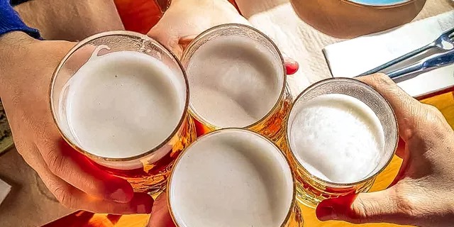 Picture of Beer glasses.