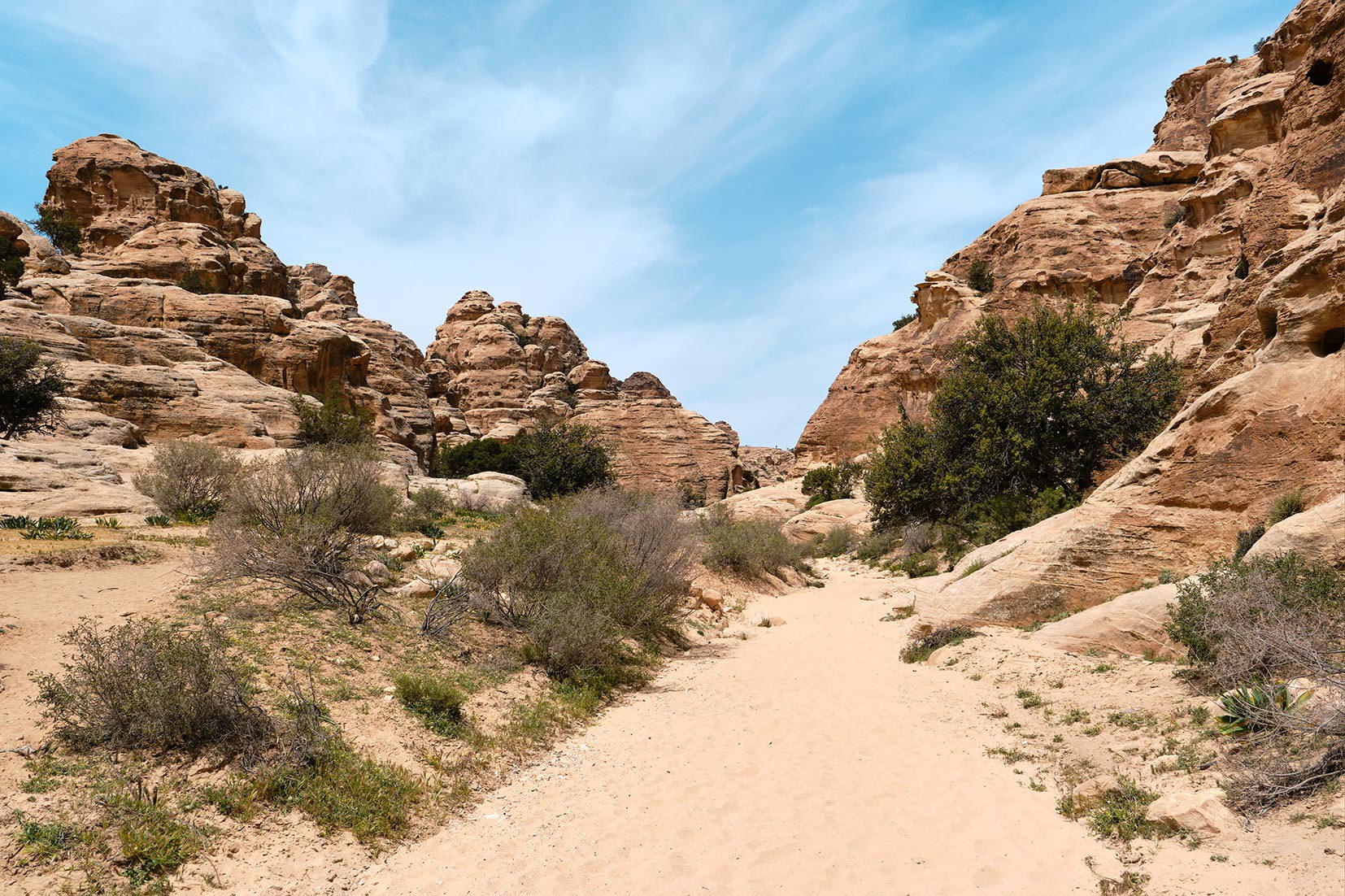 Take the Backdoor hike to Little Petra