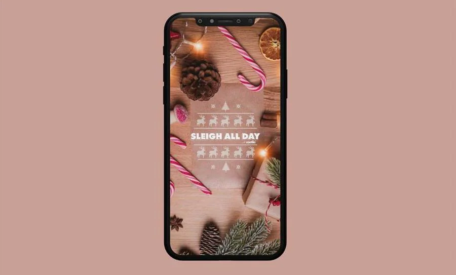 Contiki Sleigh All Day Mobile Background 01