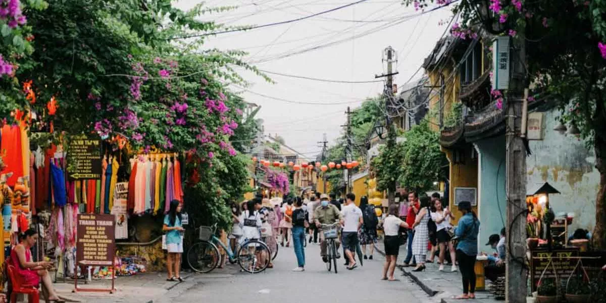Vibrant Vietnam Street