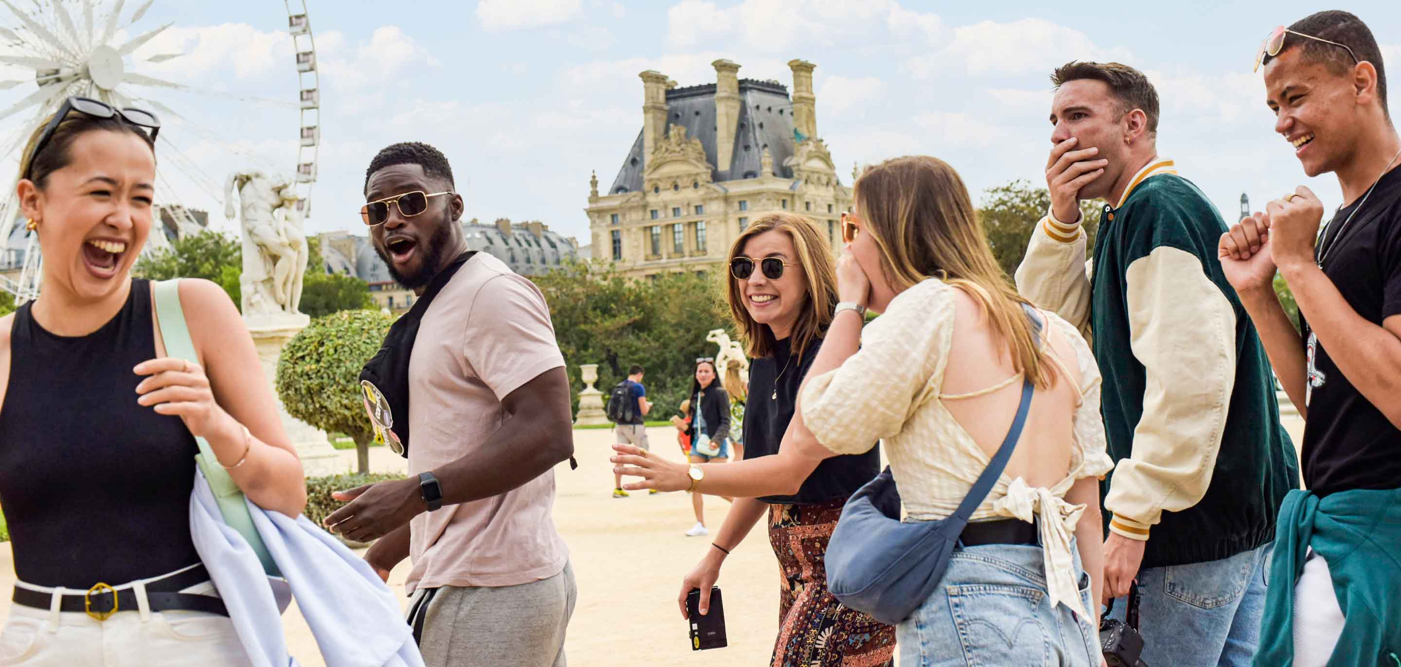 Group Having Fun Exploring Paris France 2893EURS2022