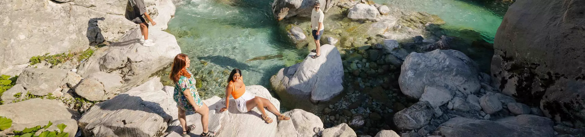 young people in nature