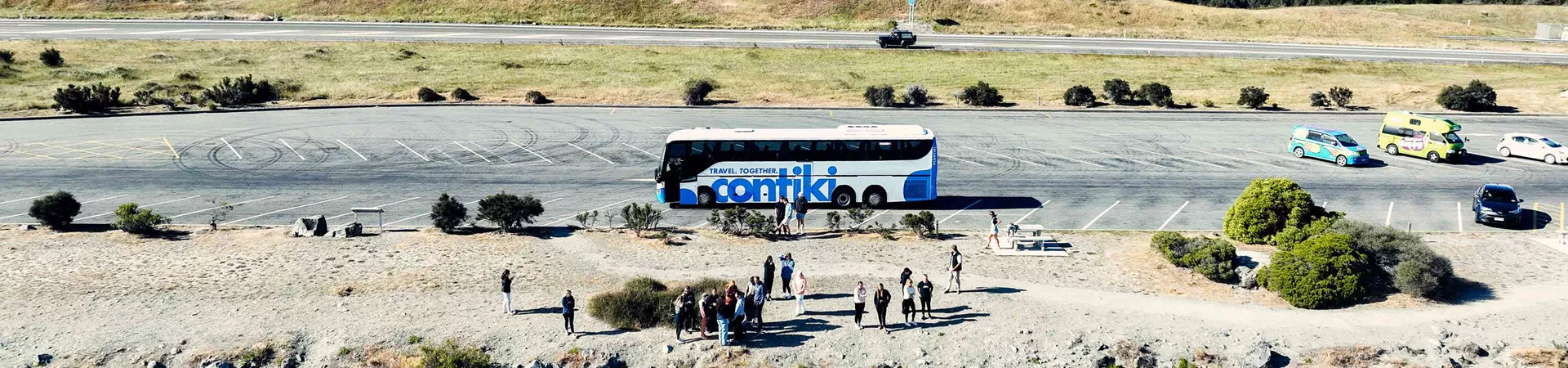 Contiki Coach In Landscape