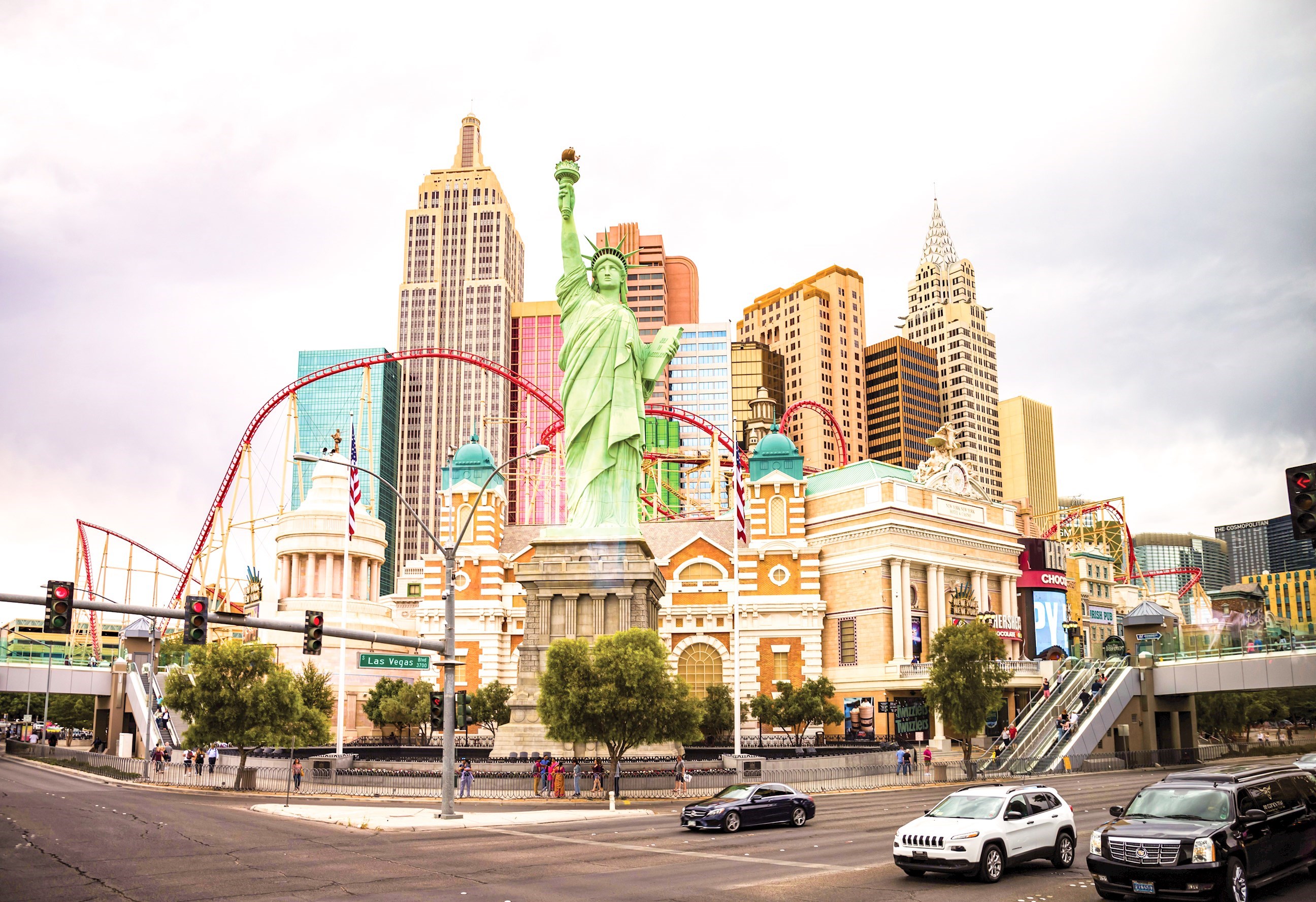 Check out the Las Vegas strip