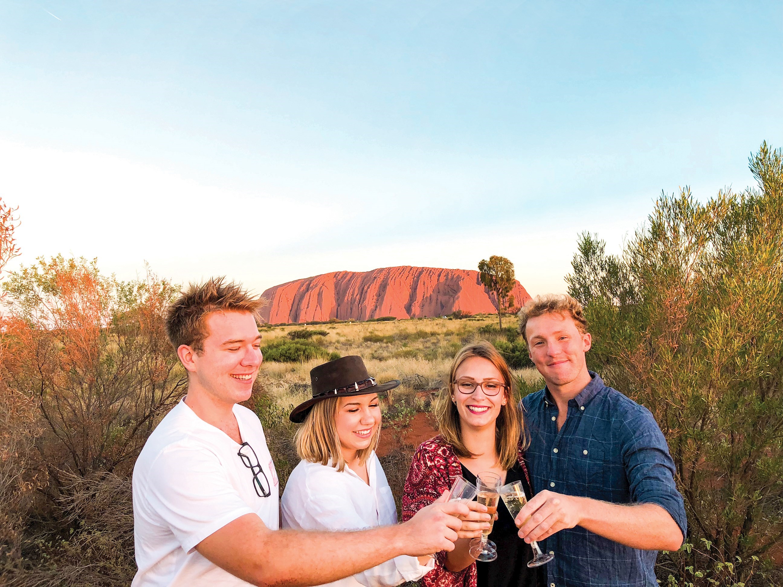 Toast Uluru at Sundown 