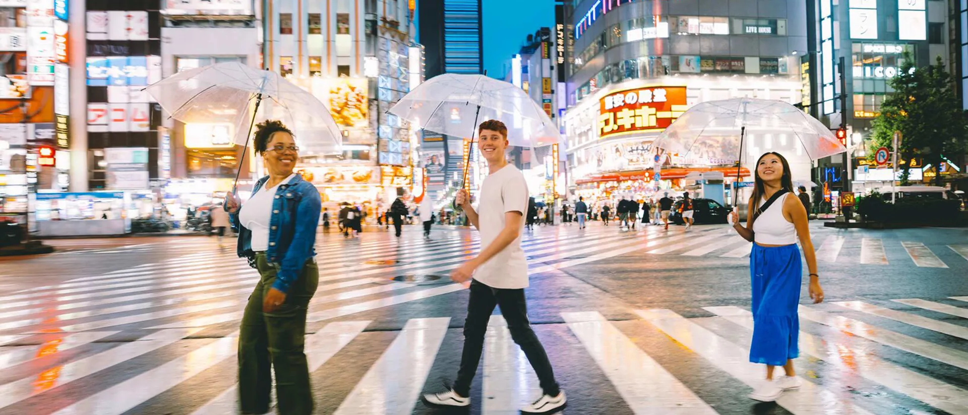 Group of travellers on Shibuya Crossing, Tokyo, Japan Group of travellers on Shibuya Crossing, Tokyo, Japan