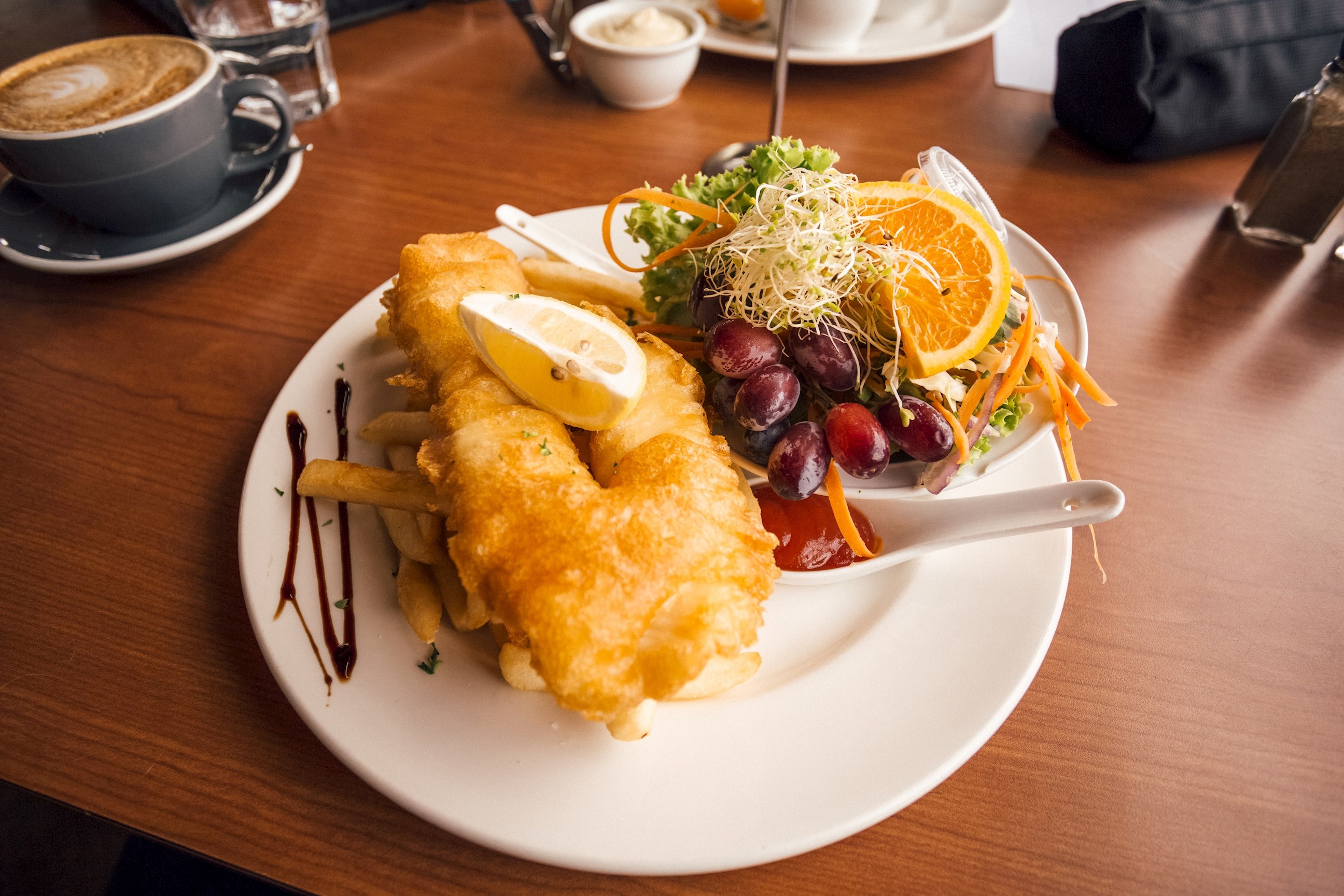 Eat Fish and Chips Kiwi Style in Paihia