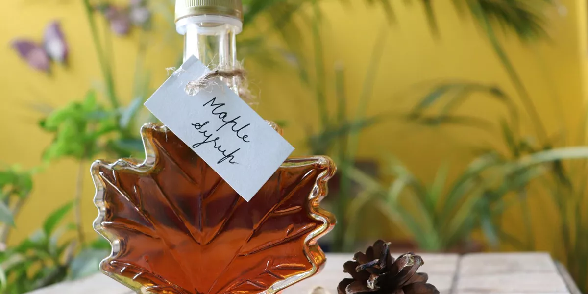 Mapple Syrup Leaf Bottle