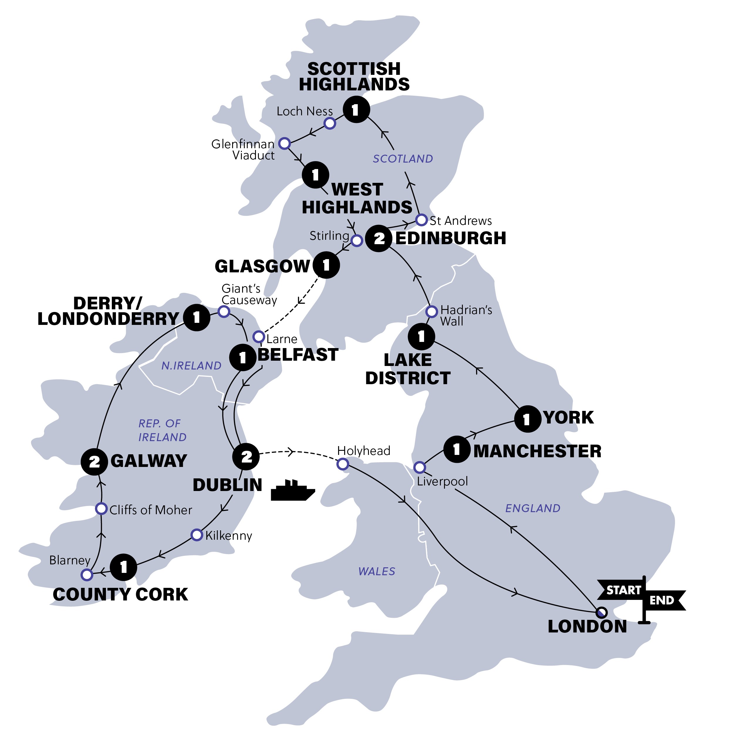 Great Britain & Ireland Trip | Contiki