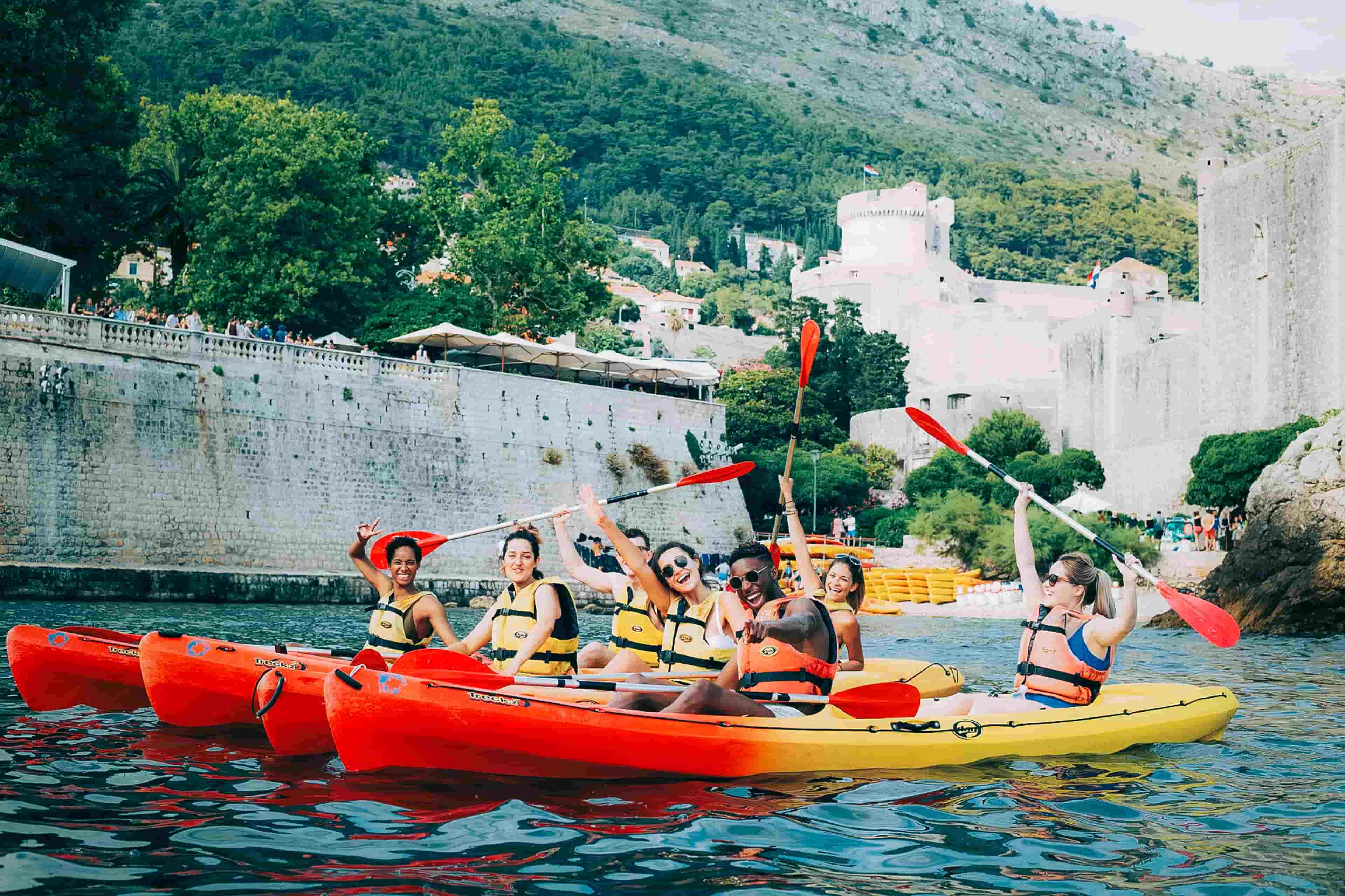 Travellers In Croatia.