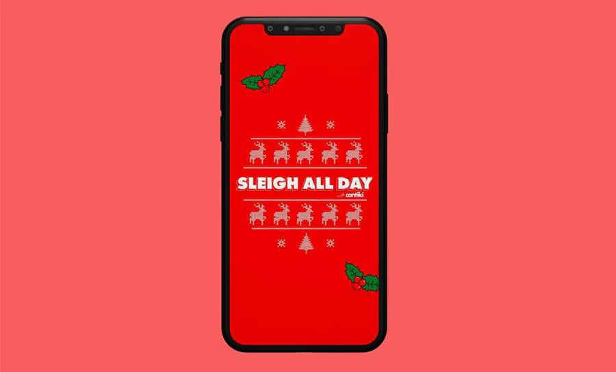 Contiki Sleigh All Day Mobile Background 04