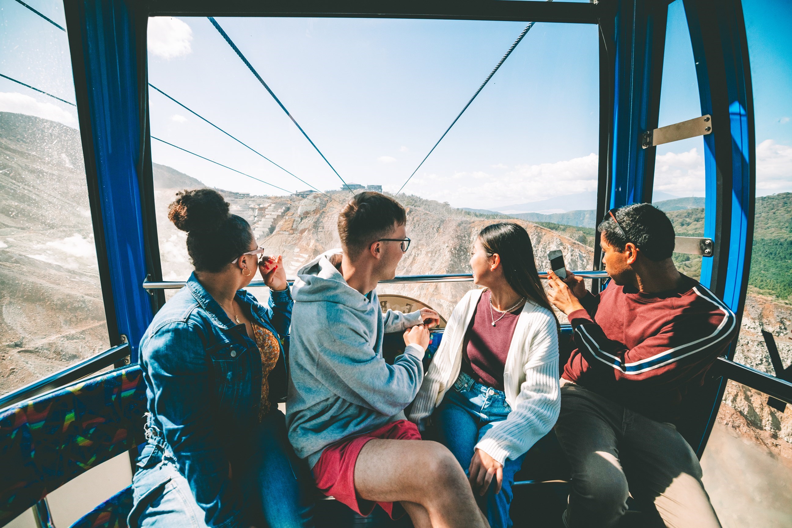 Brave the Hakone Ropeway and (maybe) catch a glimpse of Mt Fuji