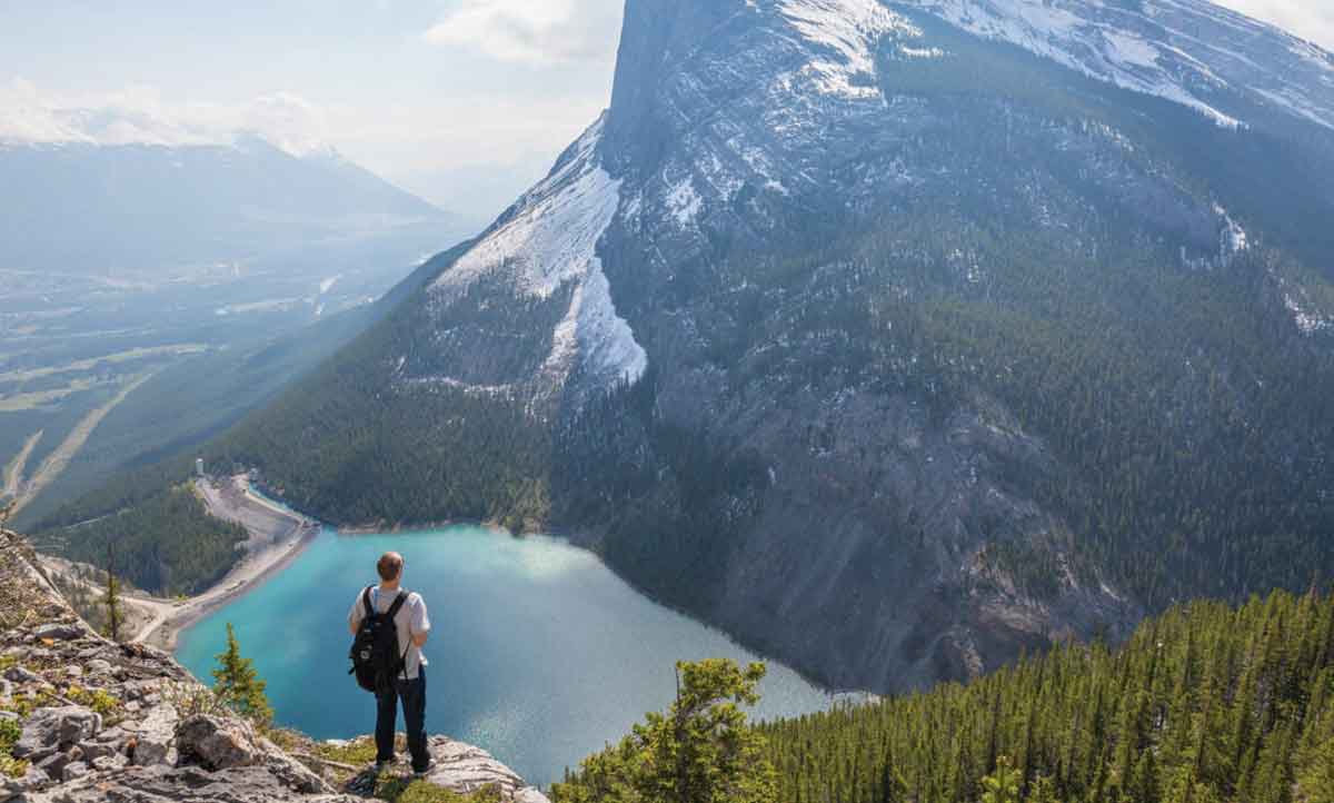 View Of Hike In Canada