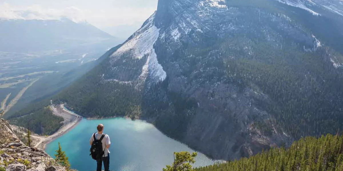 View Of Hike In Canada