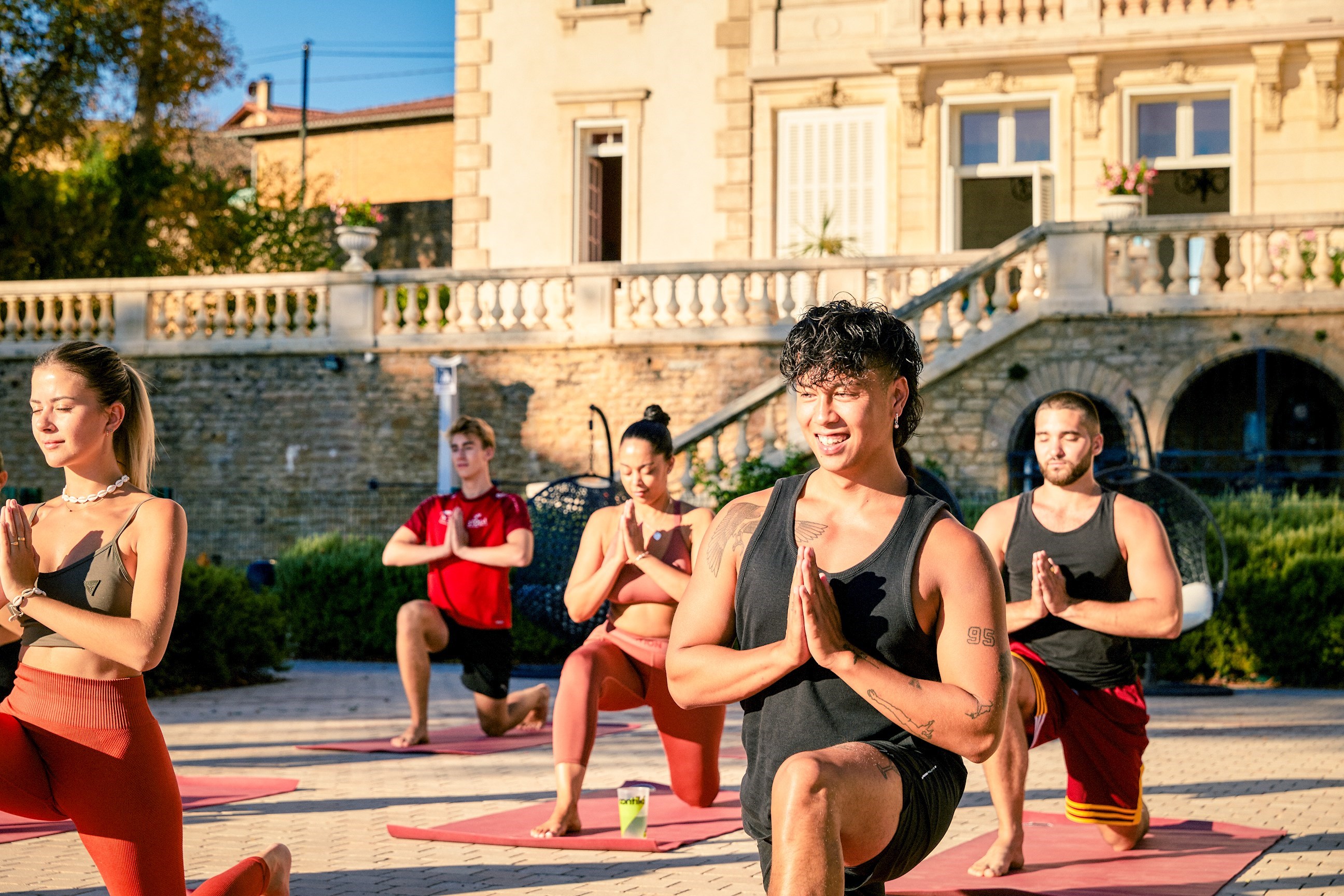 Take a Guided Yoga Session on the Château Lawns