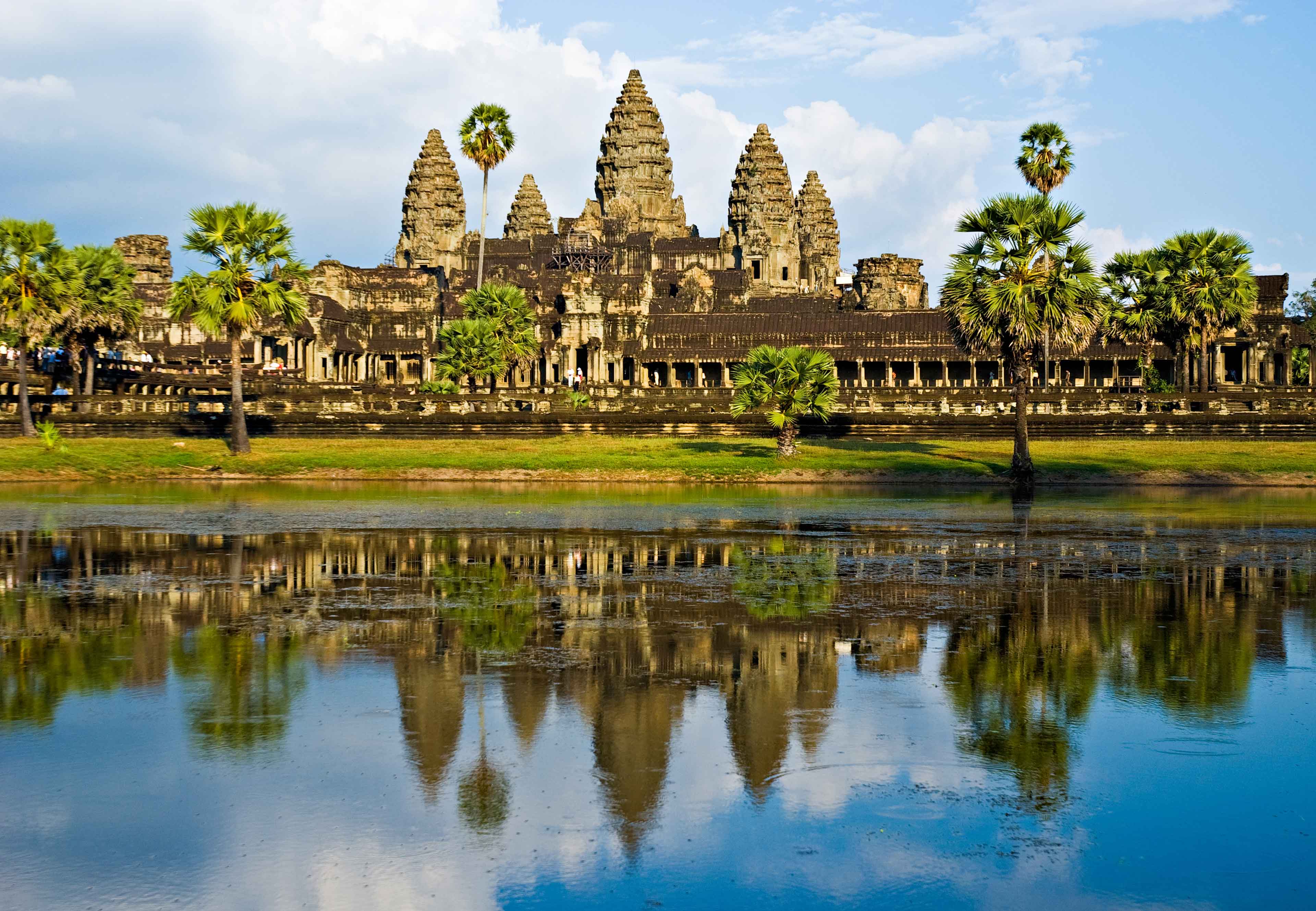 Angkor Wat before sunset in Cambodia