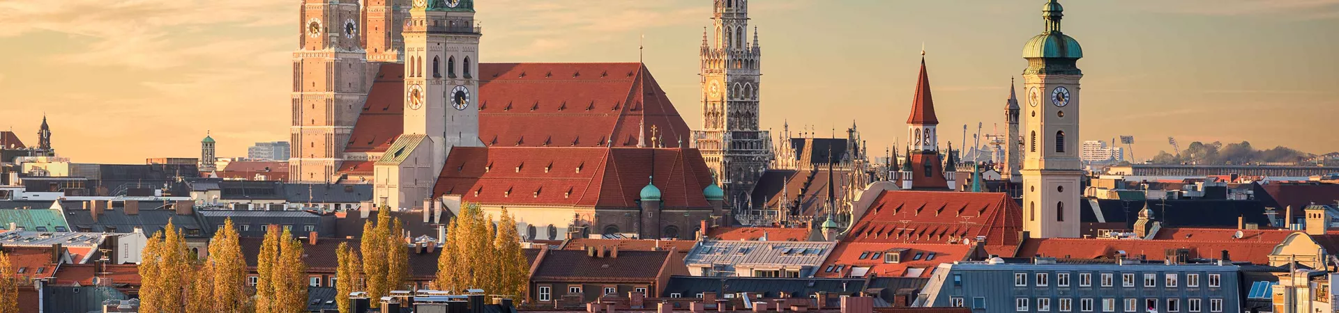 Cityscape Of Historical Center Munich Bavaria Germany