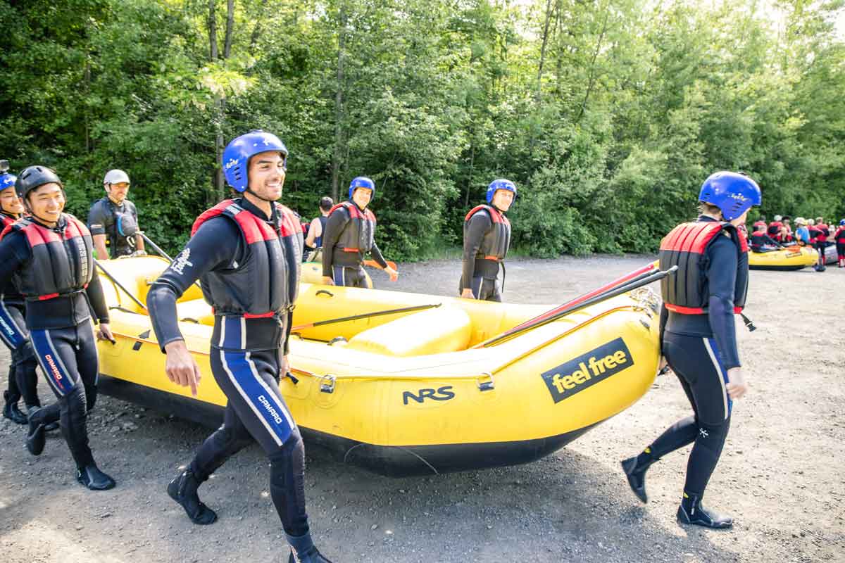Young Group Of Adventurers Rafting Croatia 0235EURS2019