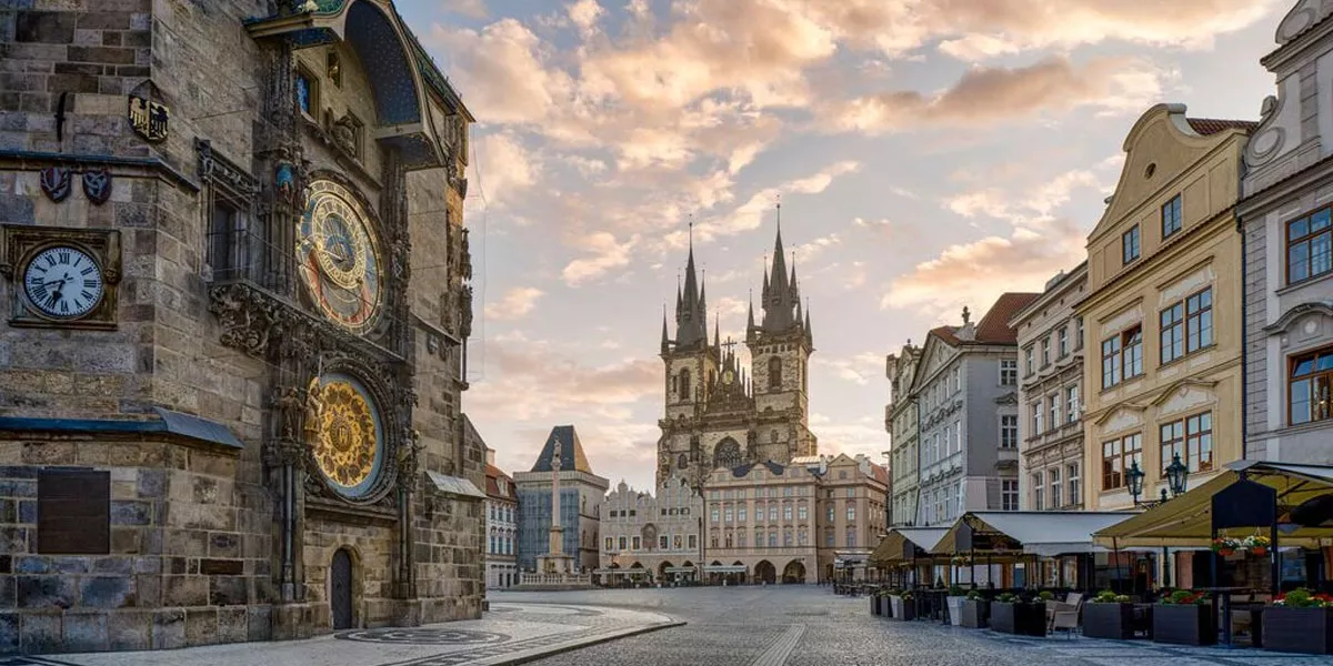 Old Town Square Prague Bohemia Czech Republic