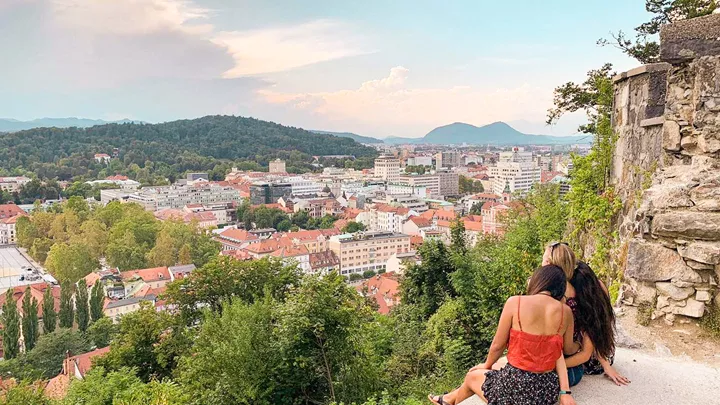A city view of Ljubljana, Slovenia