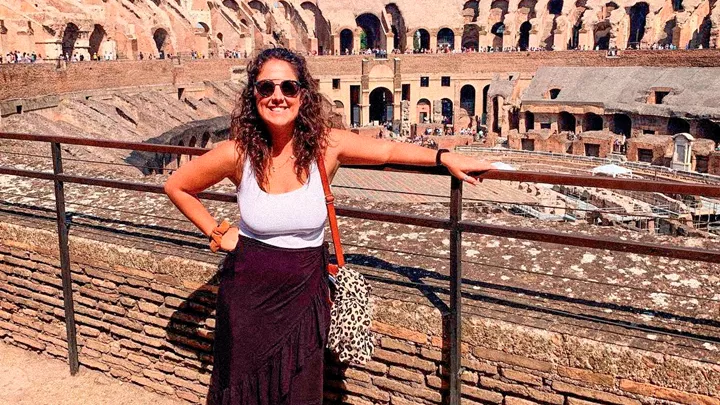 The Colosseum in Rome, Italy