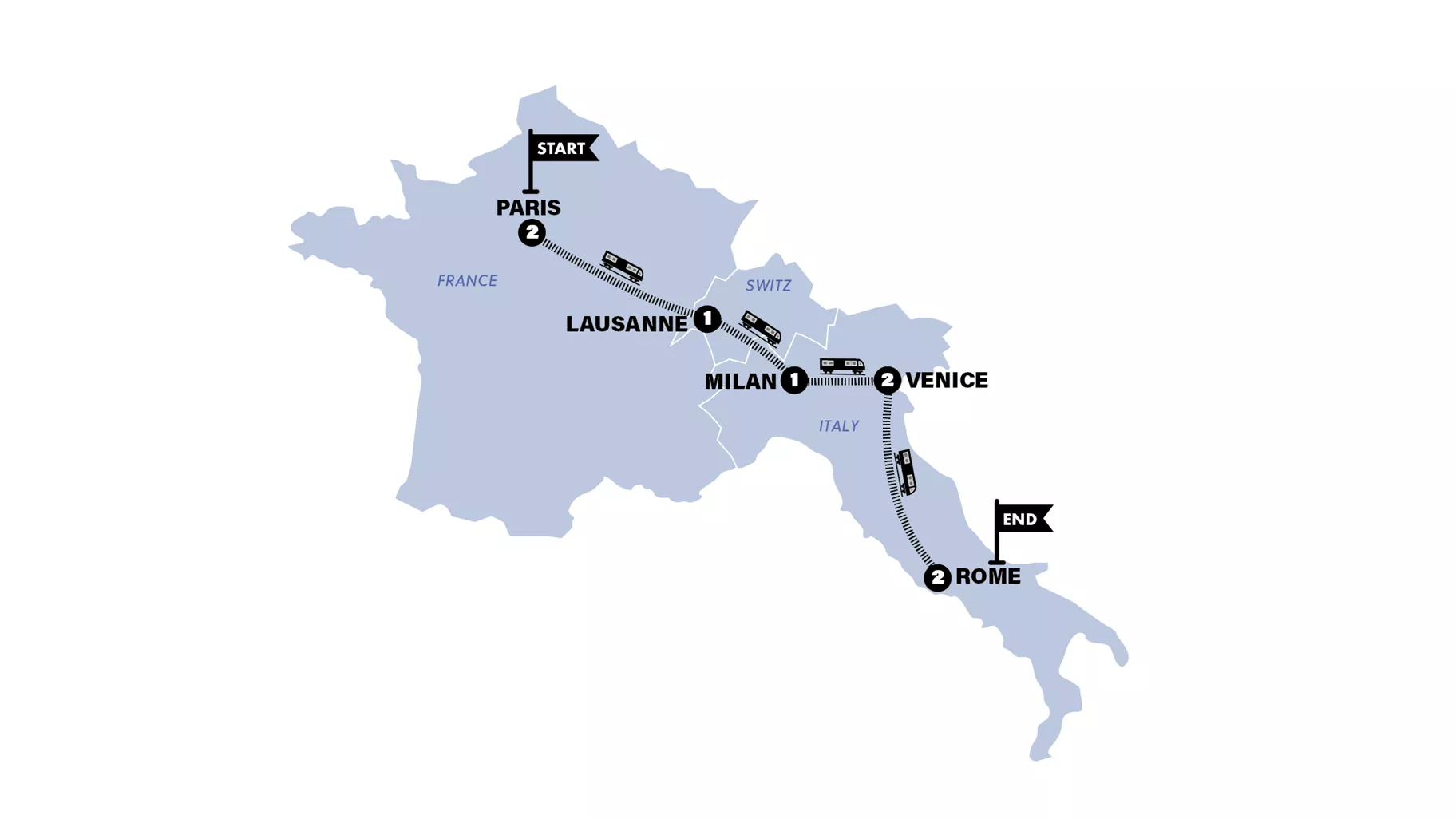 Paris to Rome by Train Tour | Contiki US