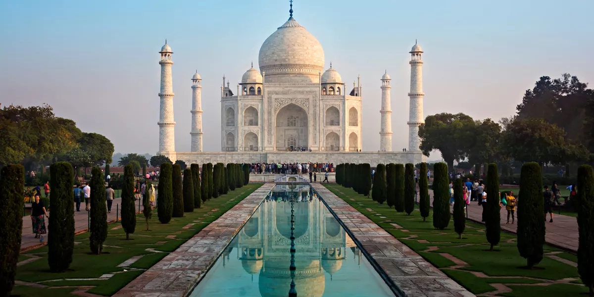 Taj Mahal In The Morning