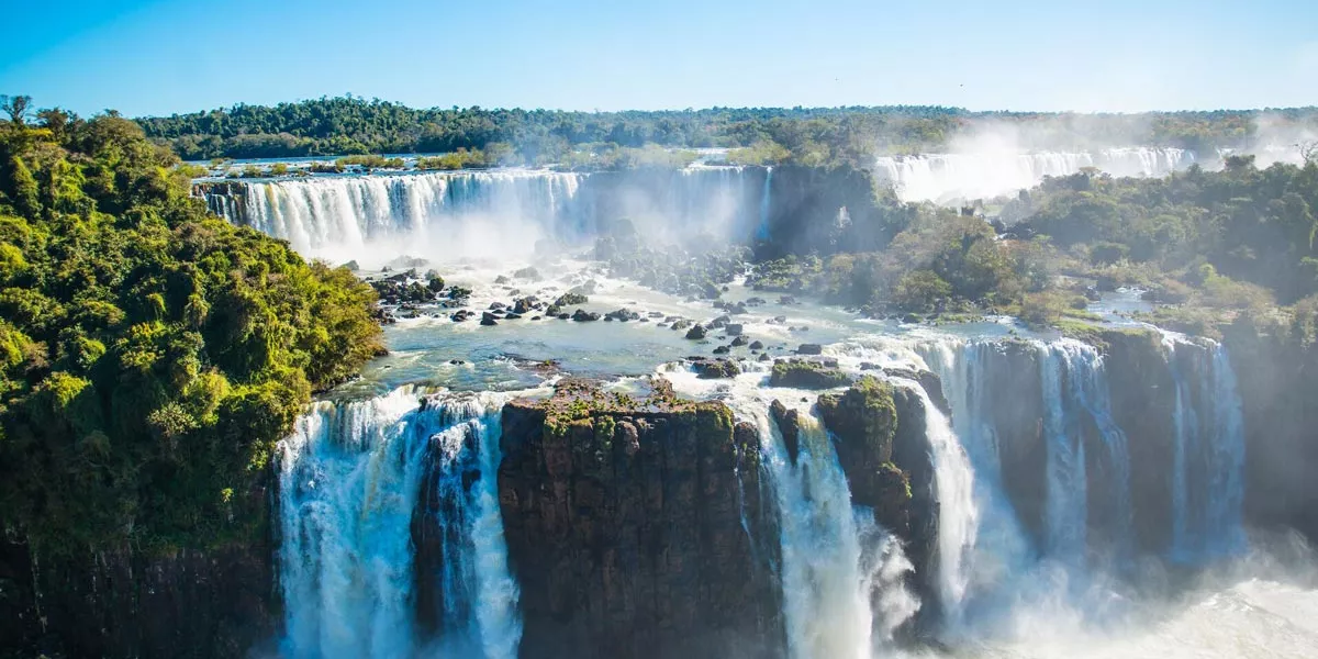Waterfall Tress And Nature Around It