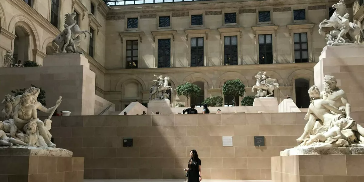 Inside The Louvre Paris France